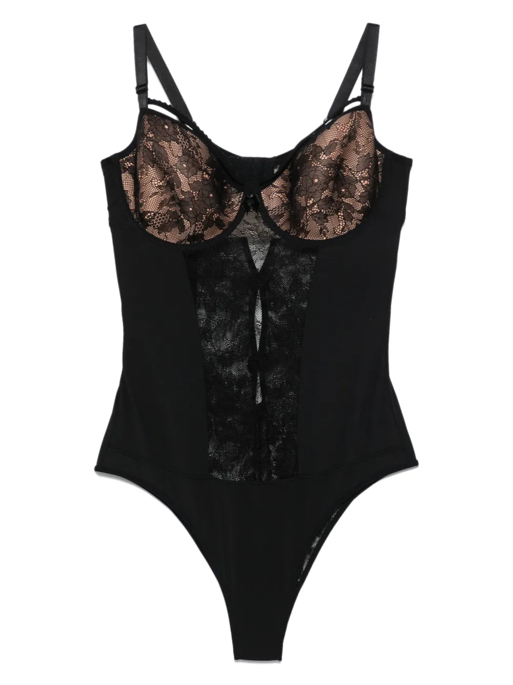 Marlies Dekkers Body aus Spitze - Schwarz