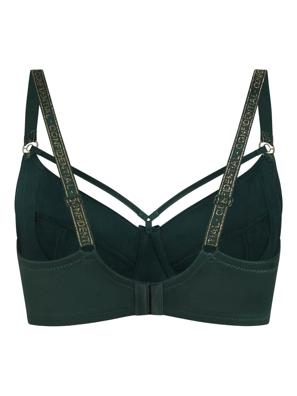 Marlies Dekkers Cross-strap Balcony Bra In Green
