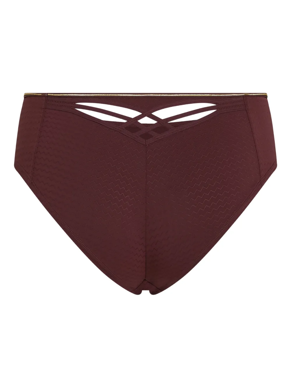 Marlies Dekkers Dame de Paris Braziliaanse slip met gekruiste bandjes - Rood