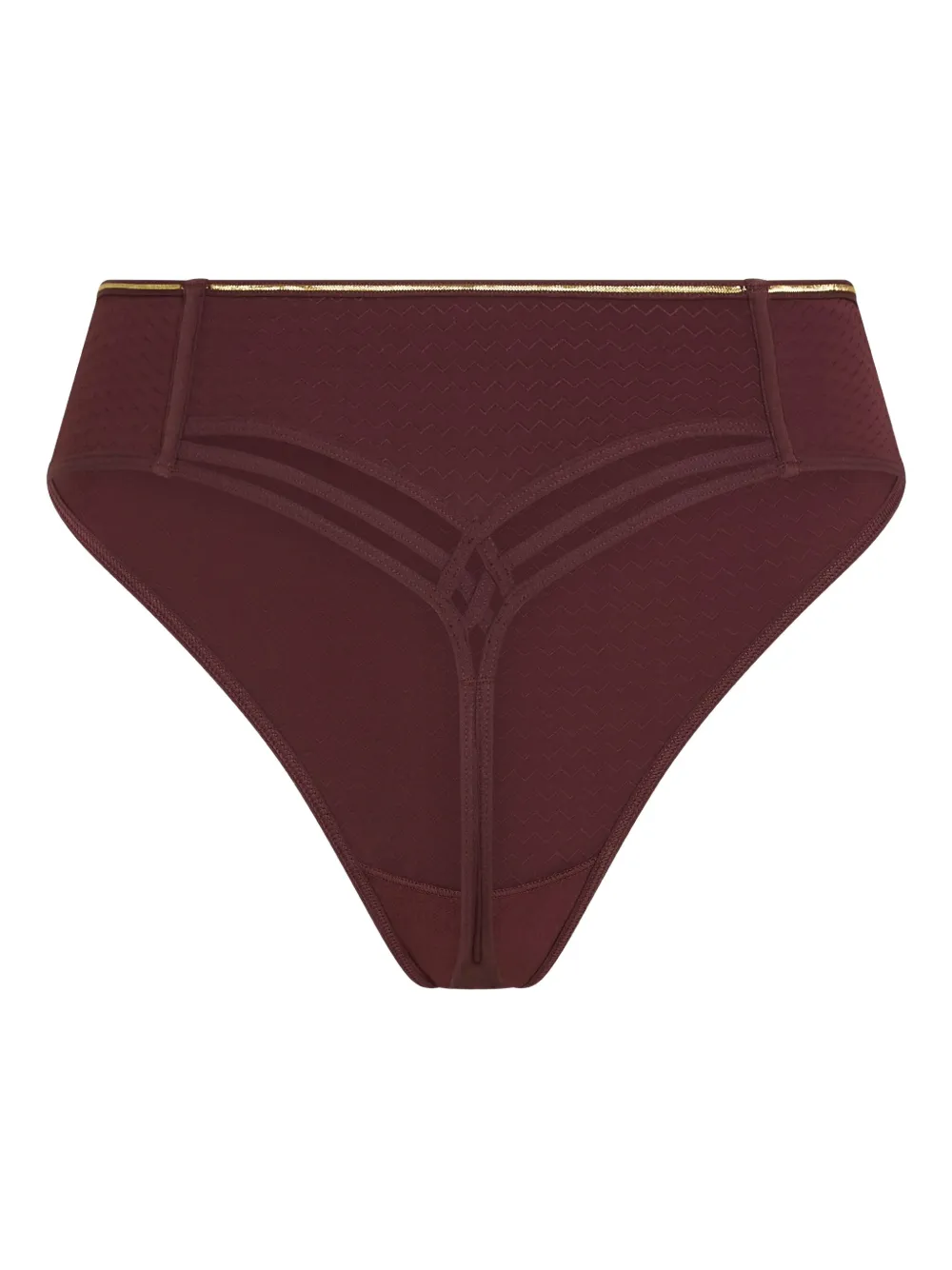 Marlies Dekkers Dame de Paris string met chevron detail - Rood