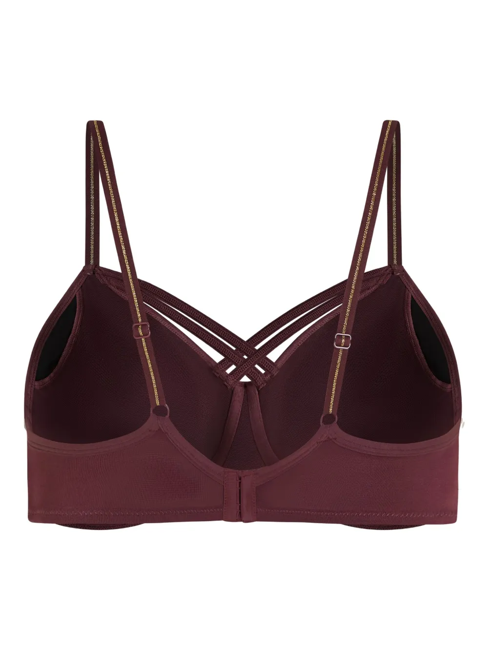 Marlies Dekkers Dame De Paris Padded Criss-cross Bra In Red