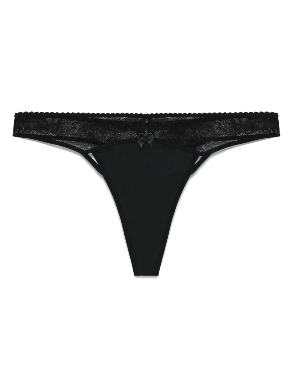 Marlies Dekkers Tanga con fiocco - Nero