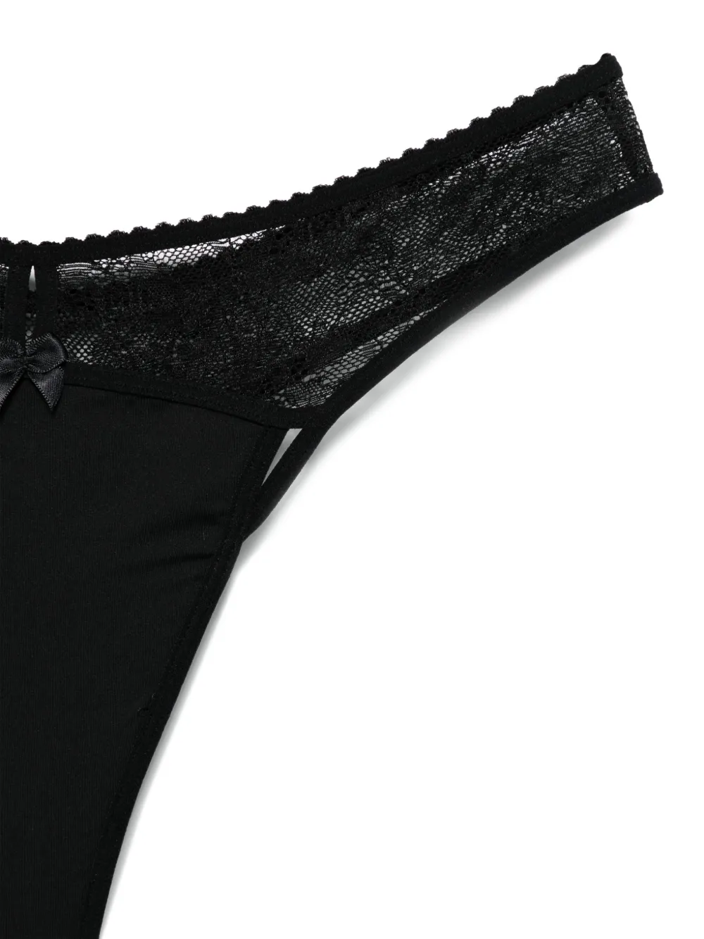 Marlies Dekkers String met strikdetail Zwart