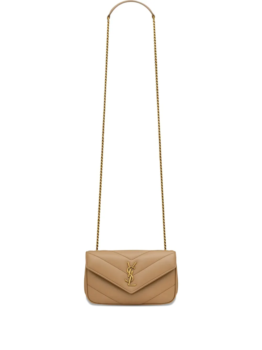 Saint Laurent ルル ショルダーバッグ ミニ - ニュートラル Saint Laurent ルル ショルダーバッグ ミニ - ニュートラル