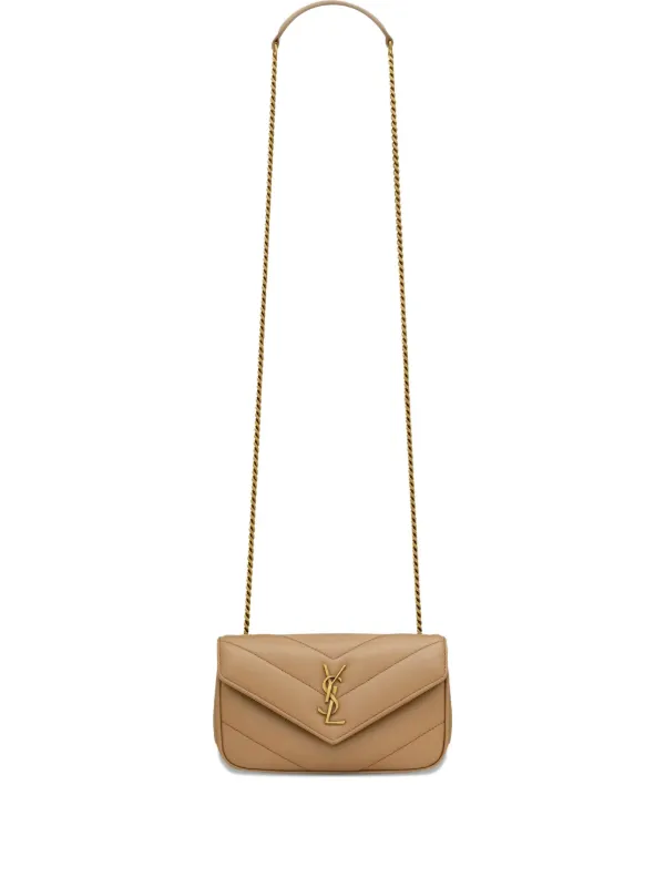 SAINT LAURENT LOULOU ミニバッグ Saint Laurent Mini Loulou Matelassé Leather Crossbody Bag
