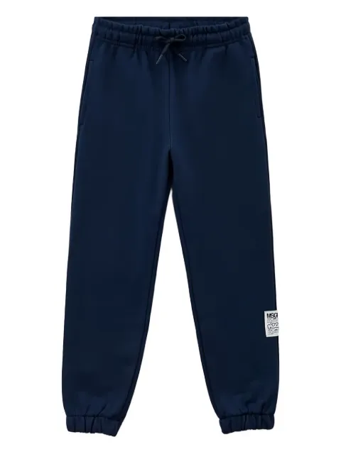 MSGM Kids logo-patch sweatpants