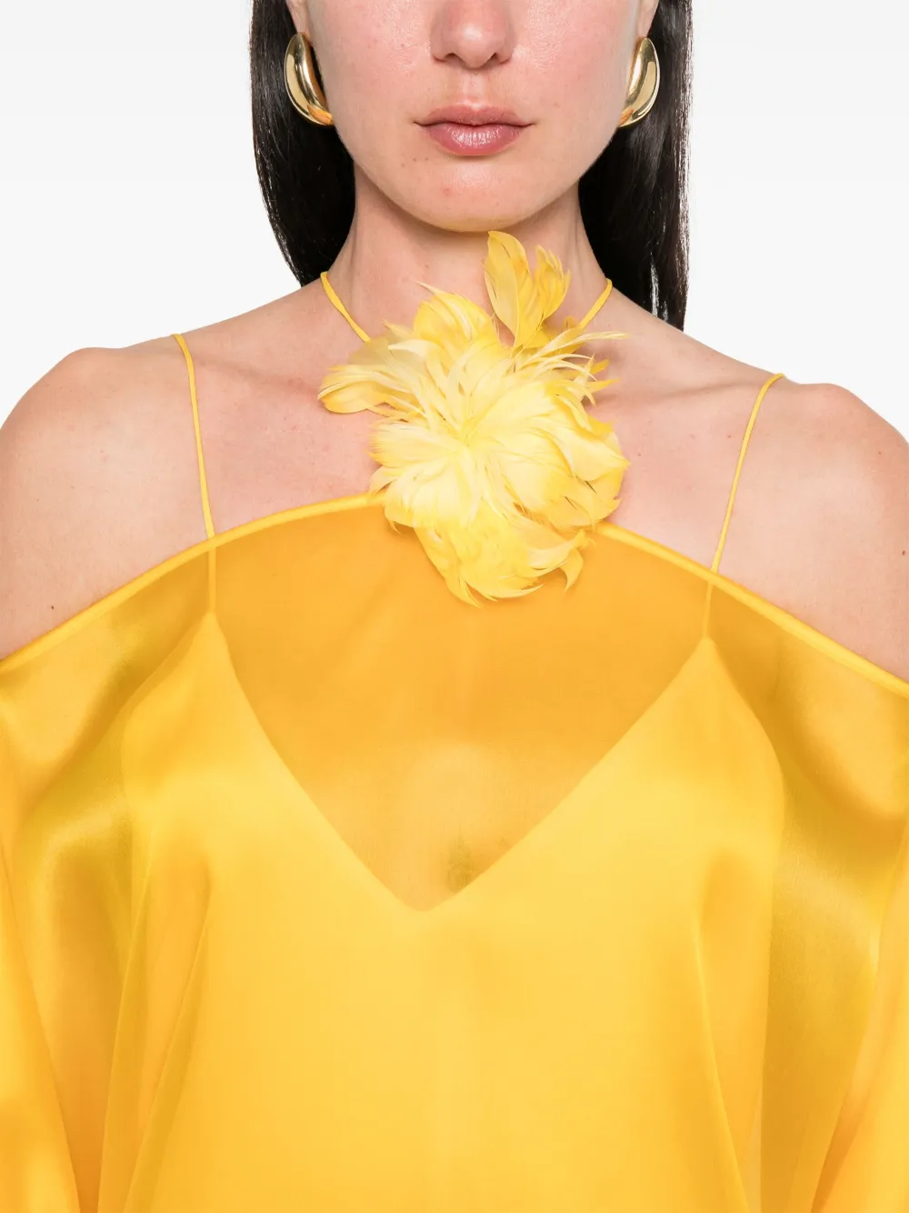 Taller Marmo Sza maxi-jurk Geel