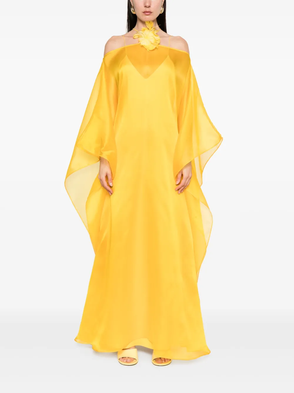 Taller Marmo Sza Sza maxi-jurk - Geel