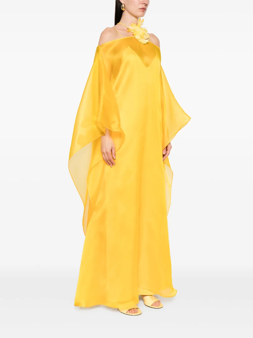 Taller Marmo Sza maxi-jurk Geel