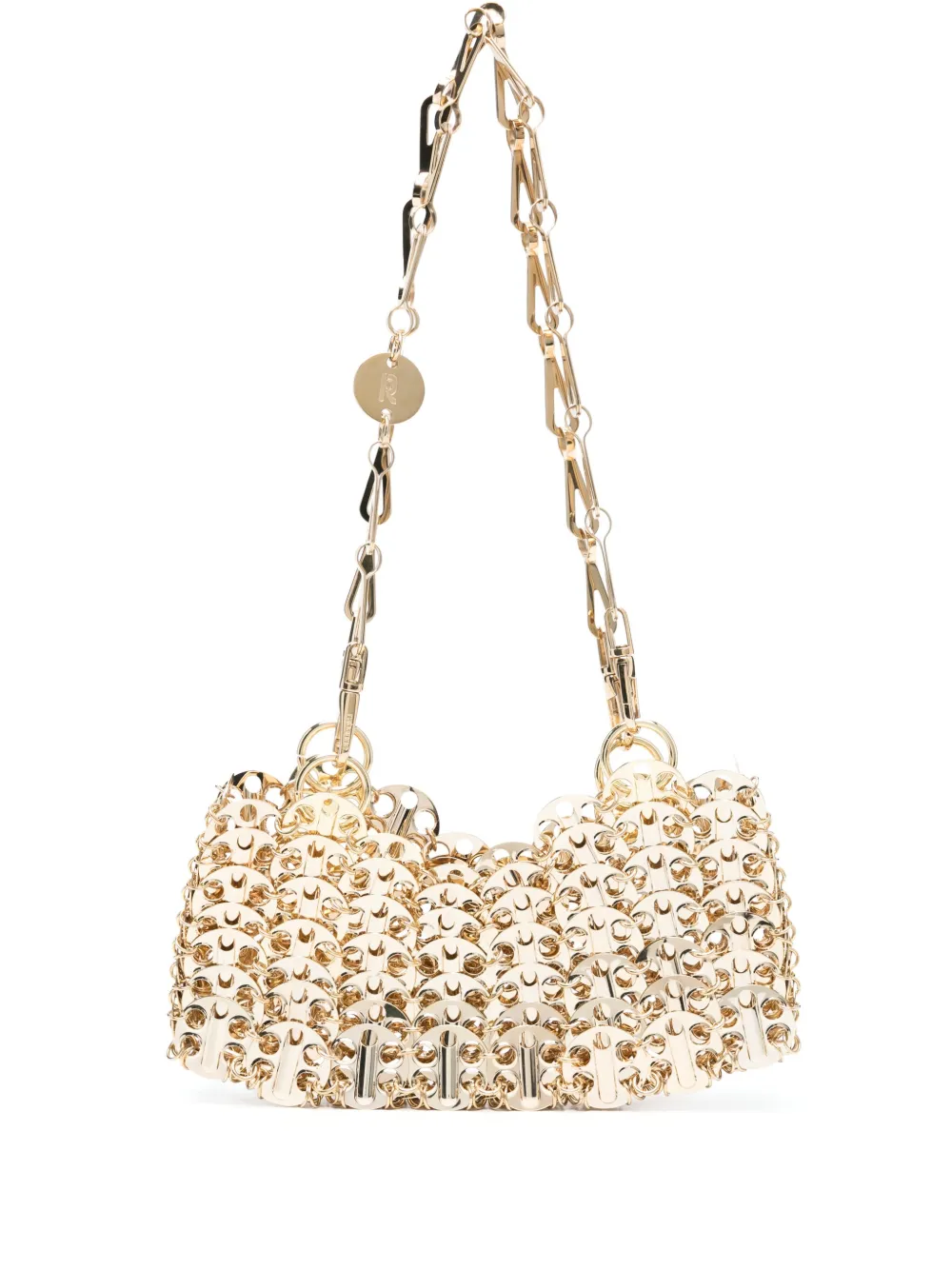 Rabanne 1969 schoudertas met schakelketting Goud