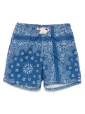 MC2 Saint Barth bandana-print swim shorts - Blue
