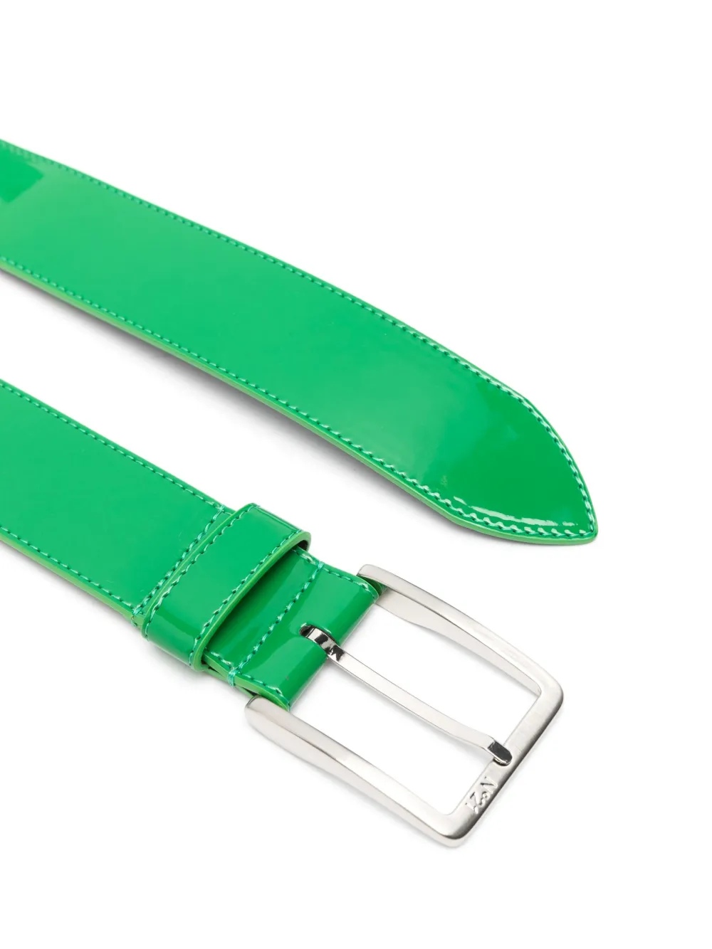 Nº21 leather belt - Groen