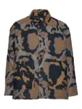 Henrik Vibskov floral-pattern jacket - 180 Goat Navy