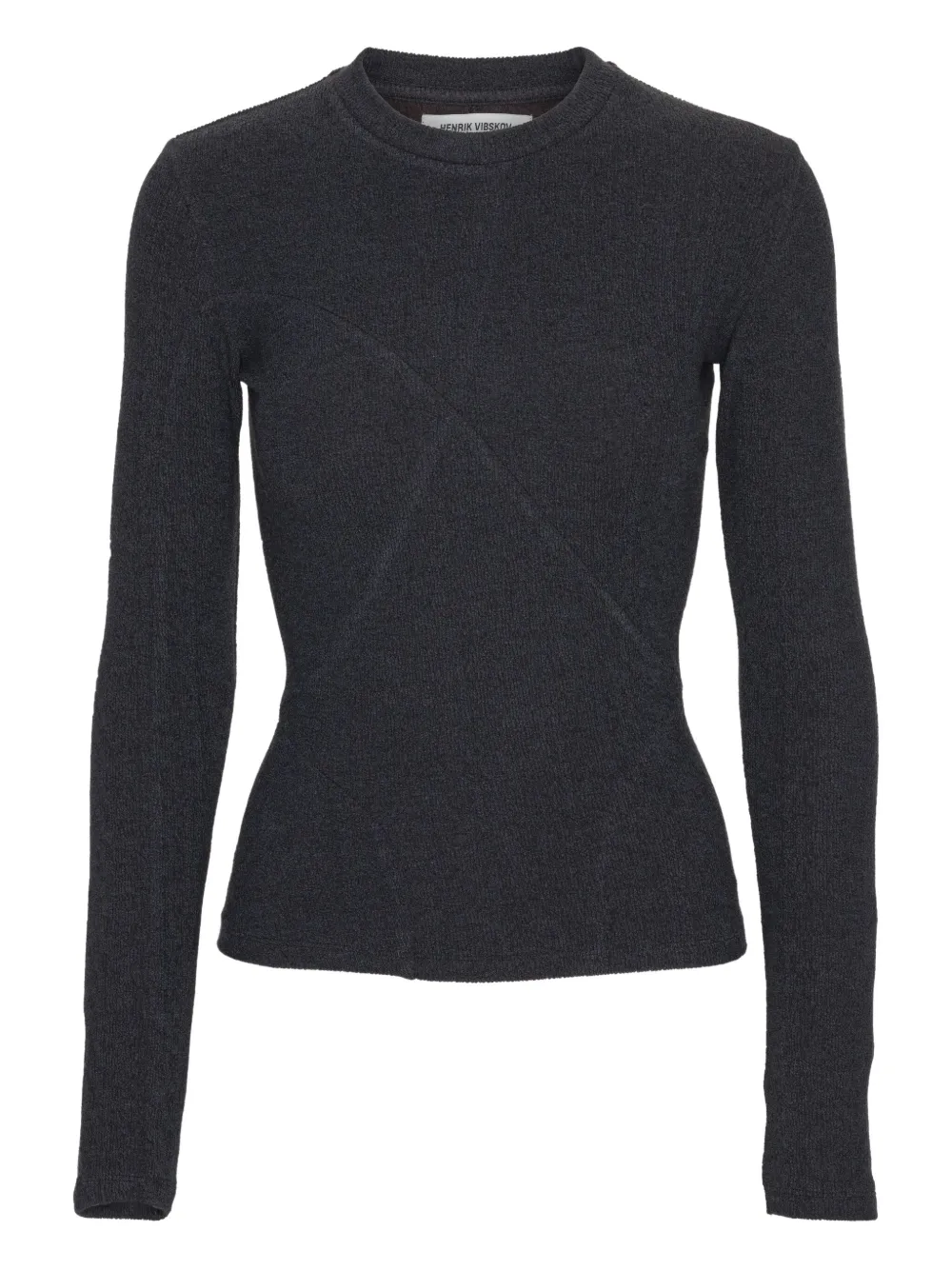 Henrik Vibskov textured cross-back top | Black | Image 1