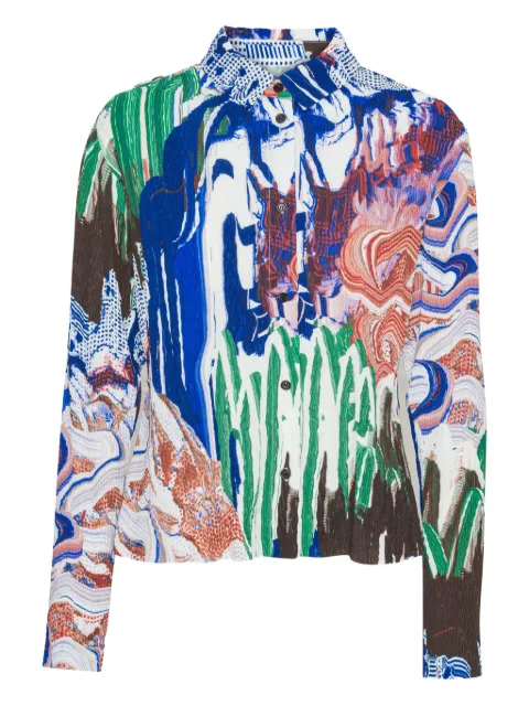 Henrik Vibskov Slope abstract-print shirt