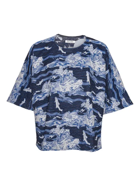 Henrik Vibskov landscape-print t-shirt