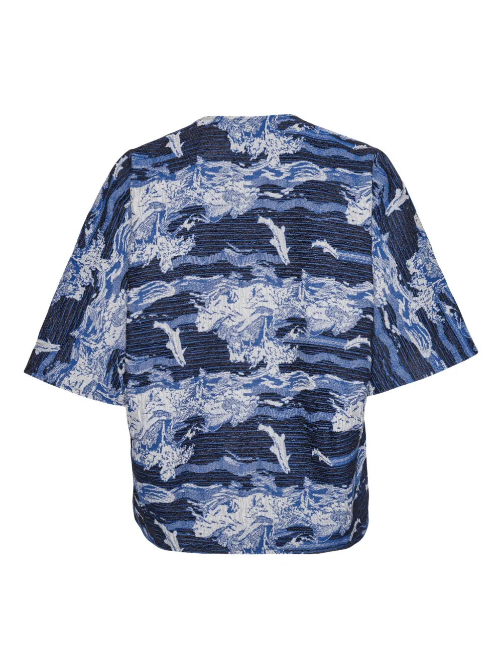 Henrik Vibskov T-shirt met landschapsprint - Blauw
