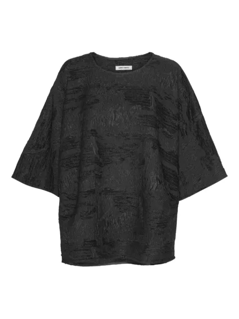 Henrik Vibskov textured three-quarter sleeve T-shirt