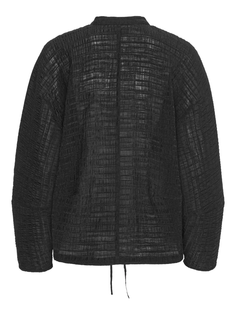 Henrik Vibskov Blouse met textuur Zwart