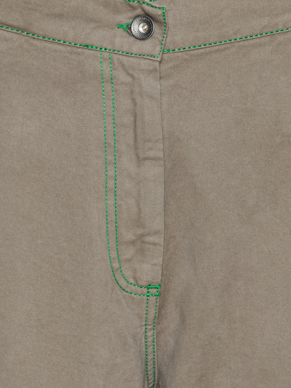 Henrik Vibskov Jeans met contrasterende stiksels Beige