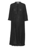 Henrik Vibskov textured button-front maxi dress - Black
