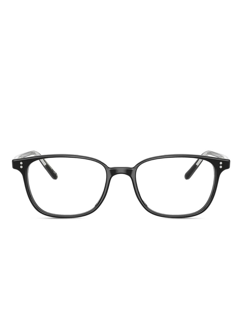 Oliver Peoples Occhiali Maslon rettangolari - Nero