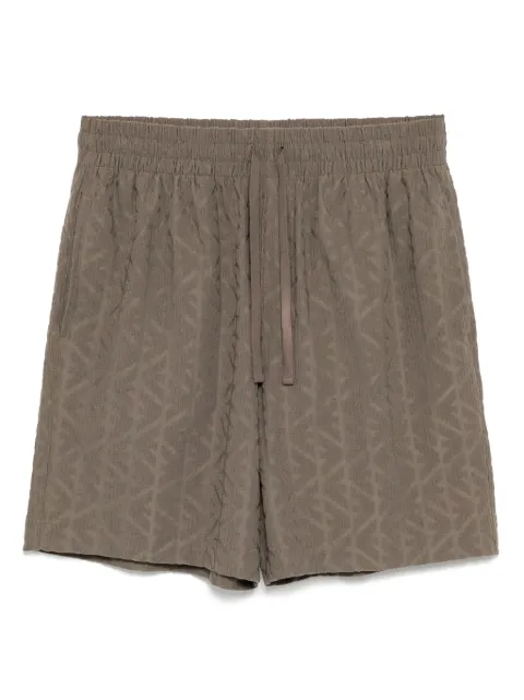 Emporio Armani logo-embroidered shorts