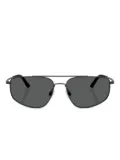 Oliver Peoples pilot-frame sunglasses - Black