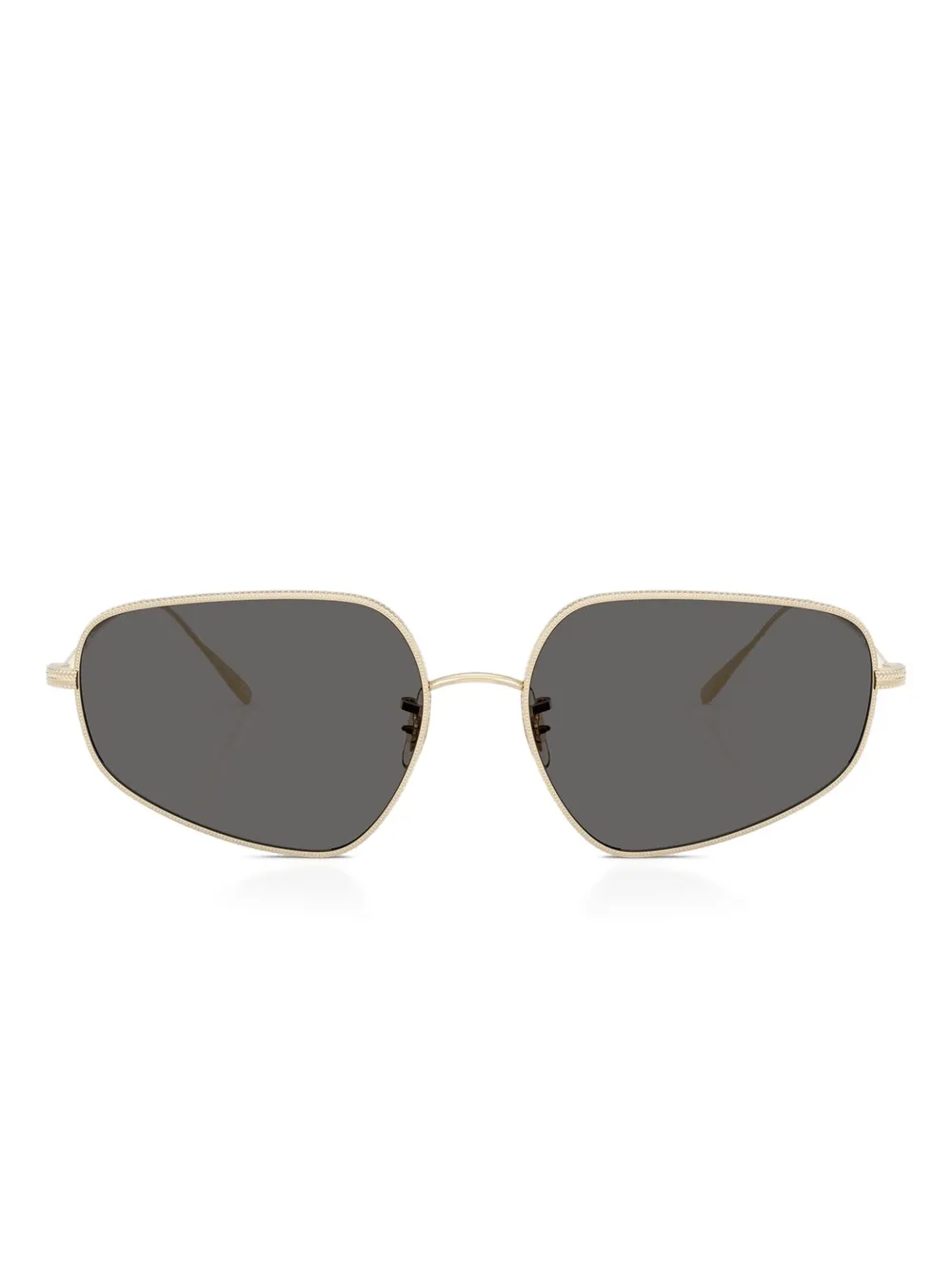 Oliver Peoples Occhiali da sole geometrici - Oro