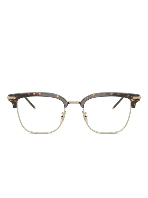 Oliver Peoples トータスシェル スクエア眼鏡フレーム