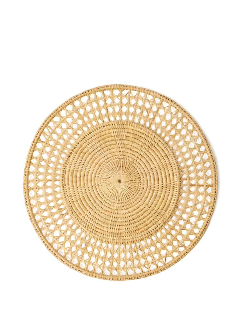 Cabana Woven Sabbia round tray | Neutrals | Image 1