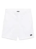 Emporio Armani logo-patch shorts - White