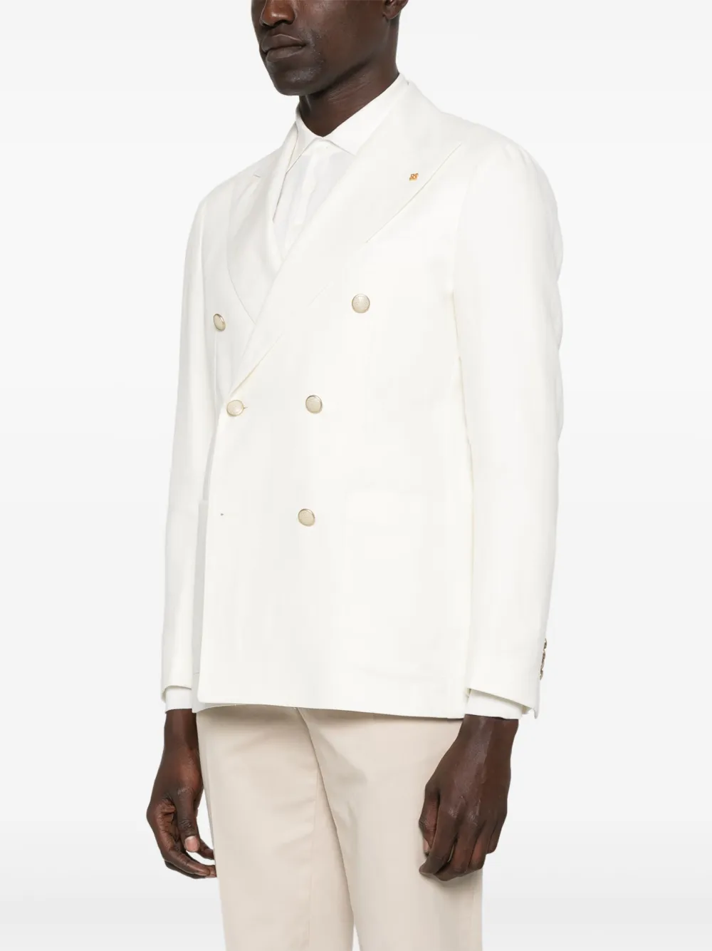 Tagliatore Twill blazer Wit