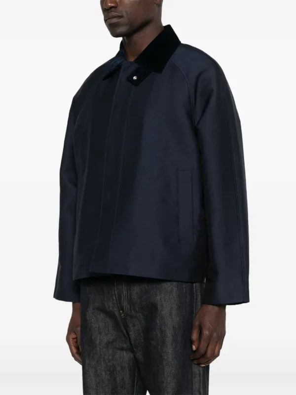 Sunflower Short Raglan Jacket | Blue | FARFETCH