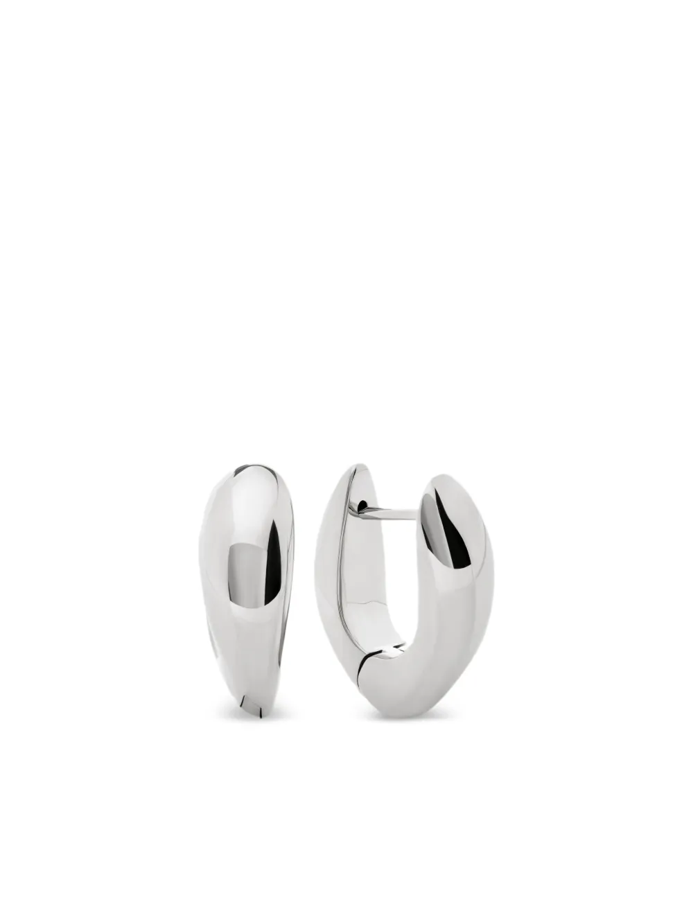 Monica Vinader Womens Nura Reef Medium 18ct Gold Vermeil-plated 925 Sterling Silver Hoop Earrings In Metallic