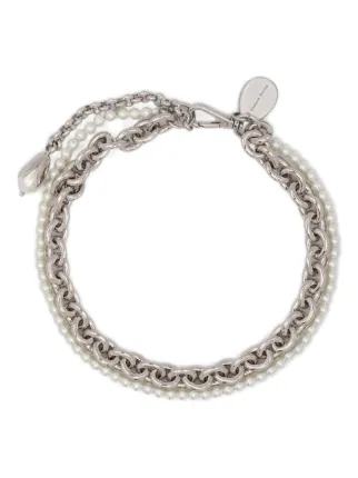Simone Rocha パール ネックレス | シルバートーン | FARFETCH JP