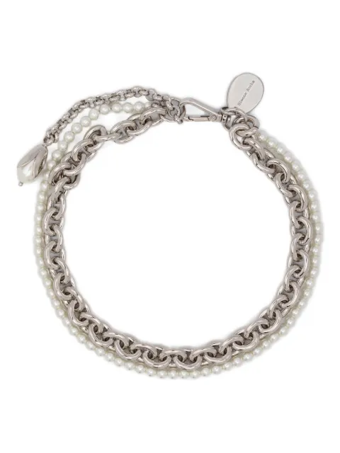 Simone Rocha collar con detalle de perla artificial
