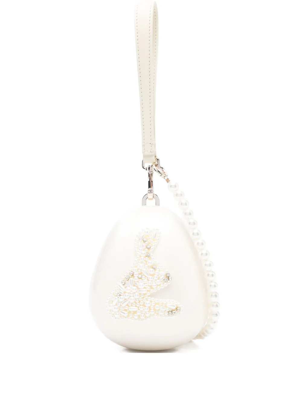 Simone Rocha Mini Hare Cross Body Bag In White