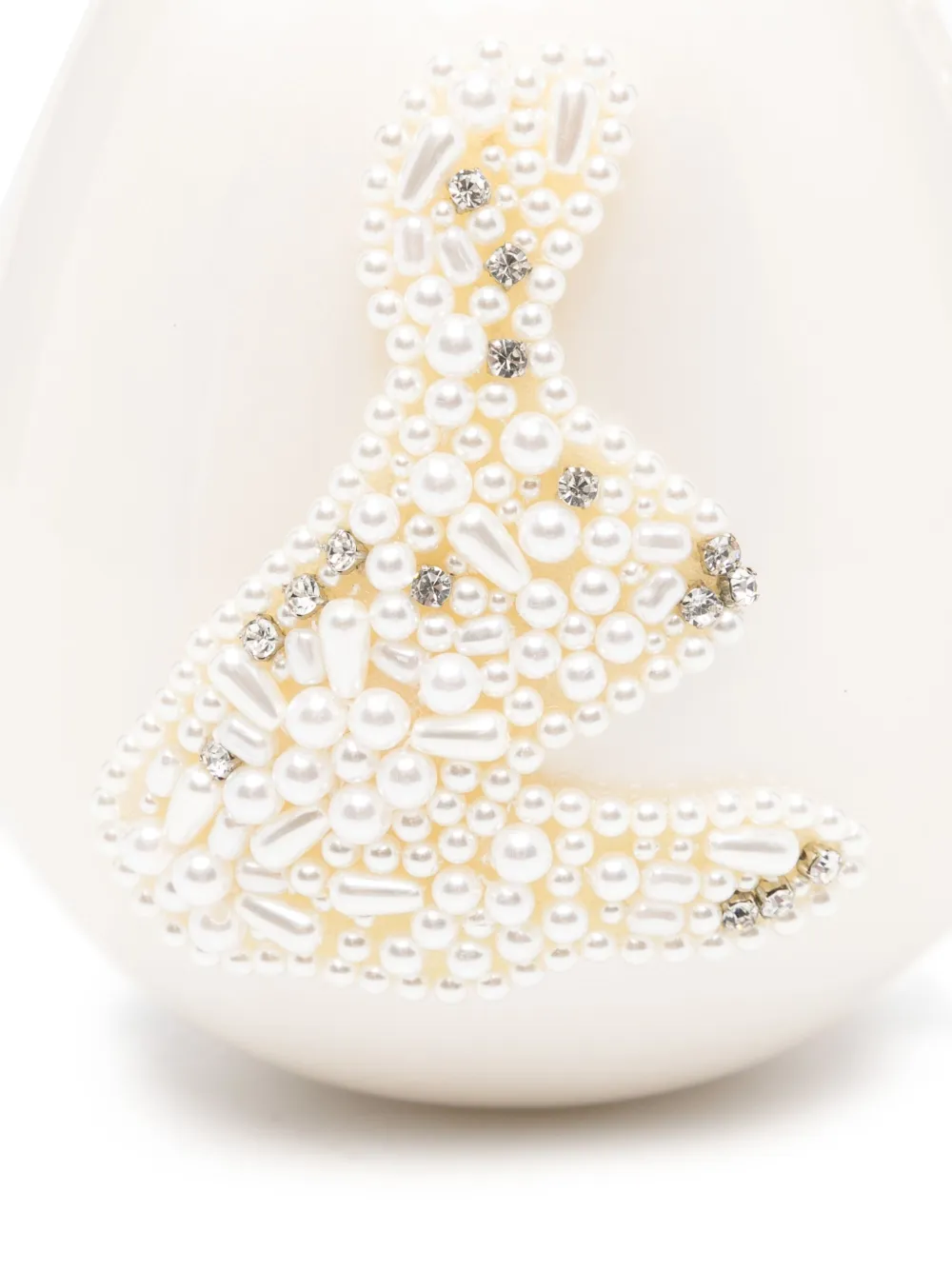 Simone Rocha Mini Hare Cross Body Bag In White