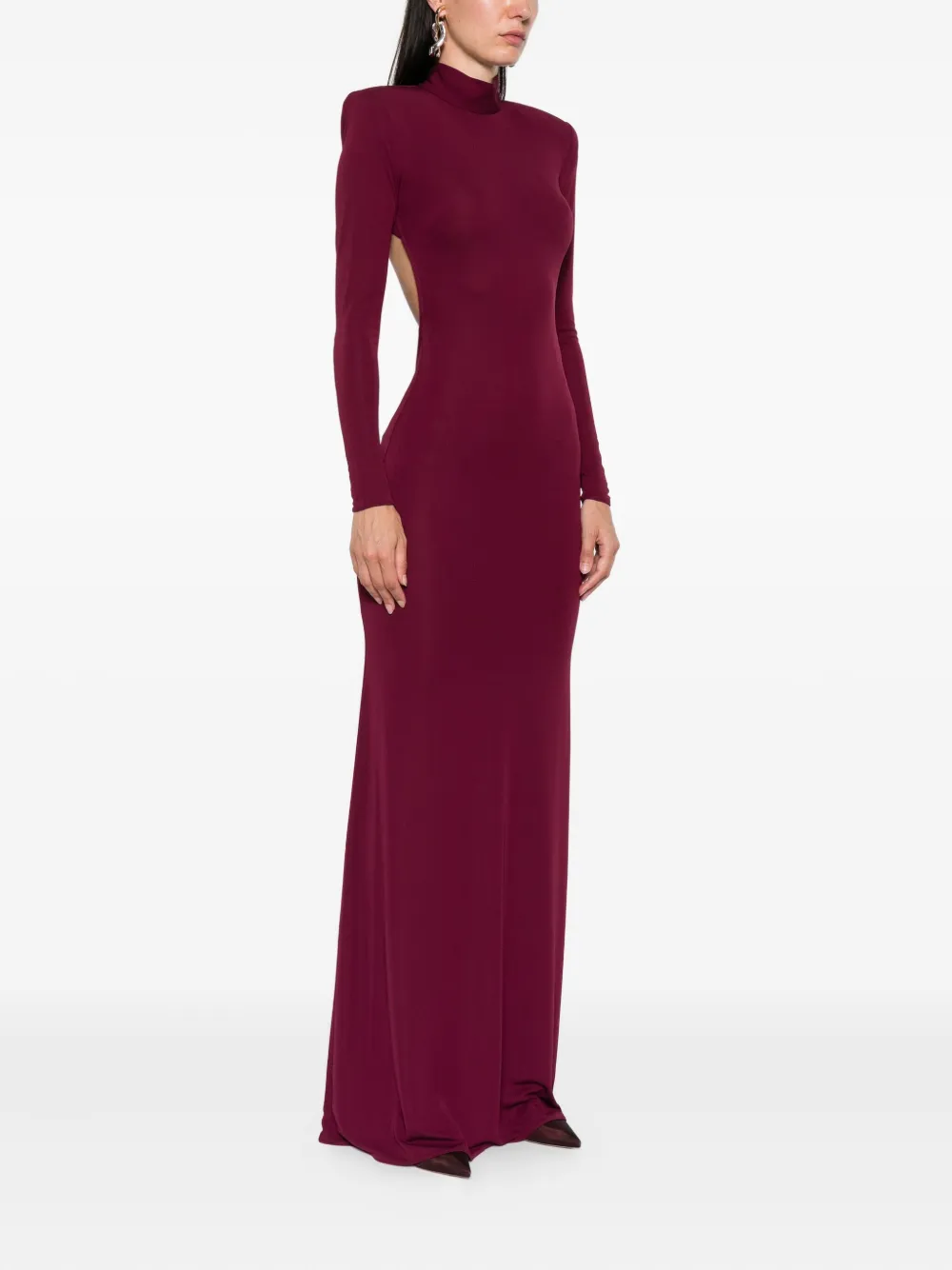 The New Arrivals Ilkyaz Ozel Venum maxi-jurk Rood
