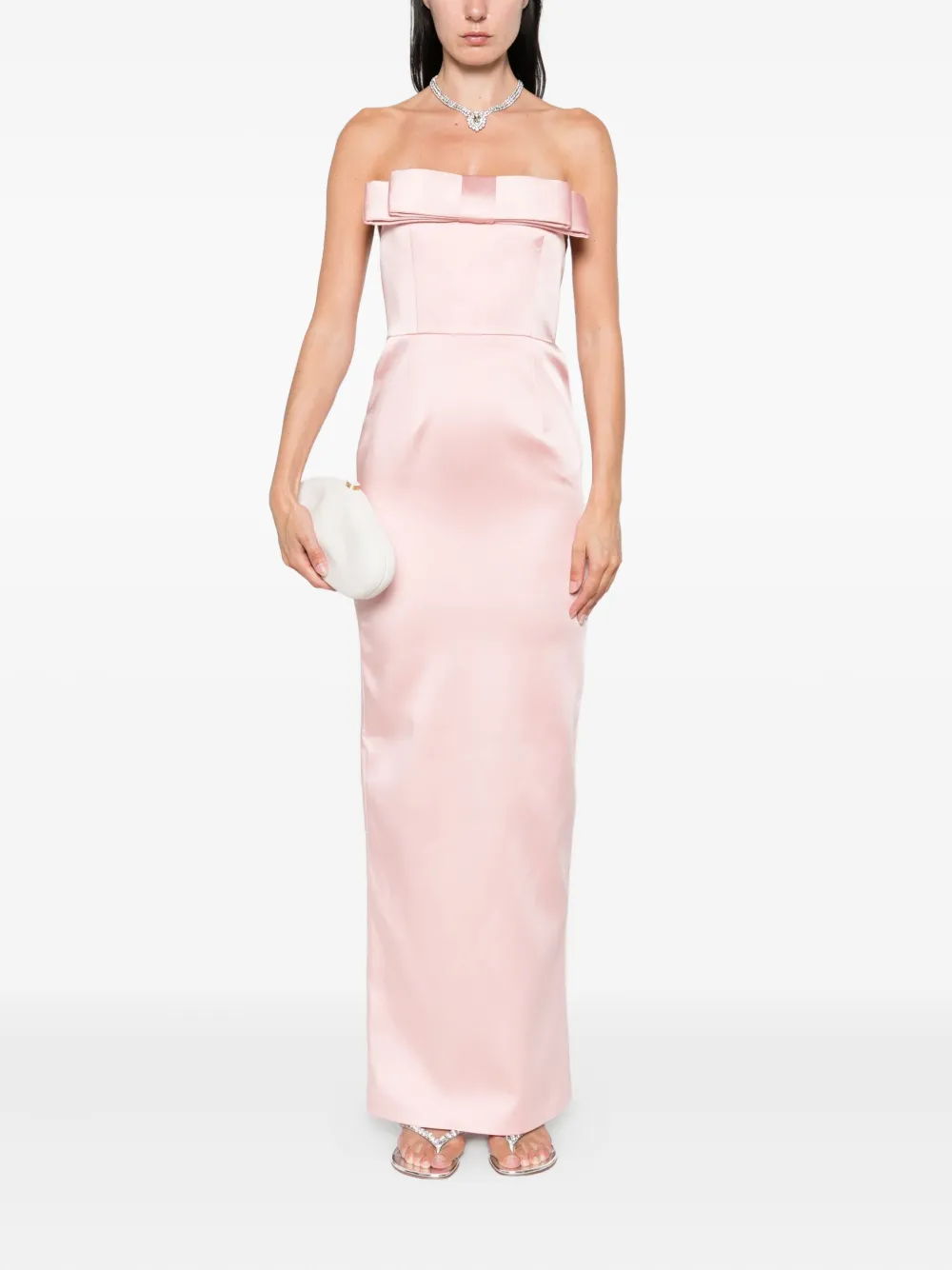The New Arrivals Ilkyaz Ozel Sisu maxi-jurk Roze