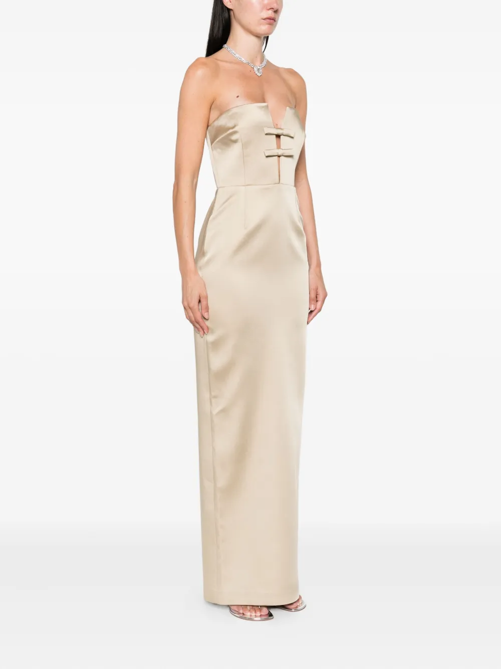 The New Arrivals Ilkyaz Ozel Noa jurk Beige