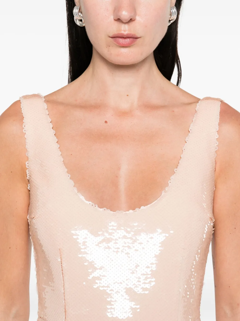 The New Arrivals Ilkyaz Ozel Manu jurk Beige