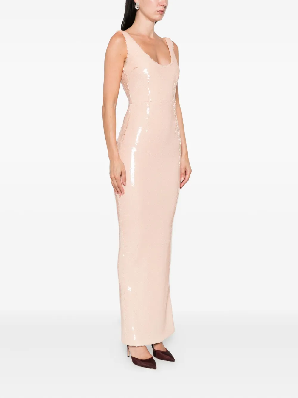 The New Arrivals Ilkyaz Ozel Manu jurk Beige