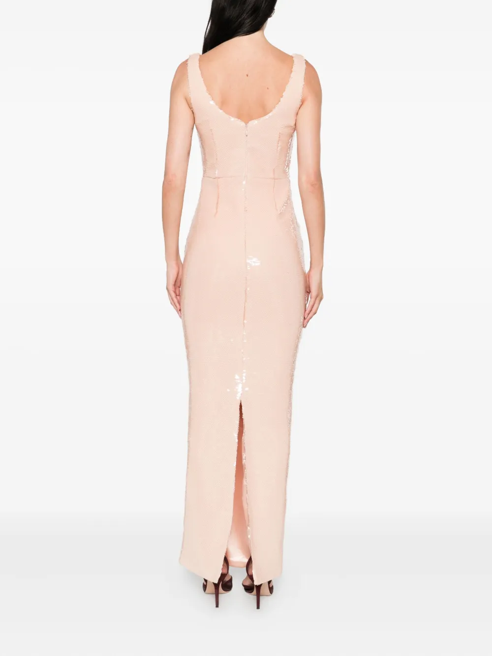 The New Arrivals Ilkyaz Ozel Manu jurk Beige