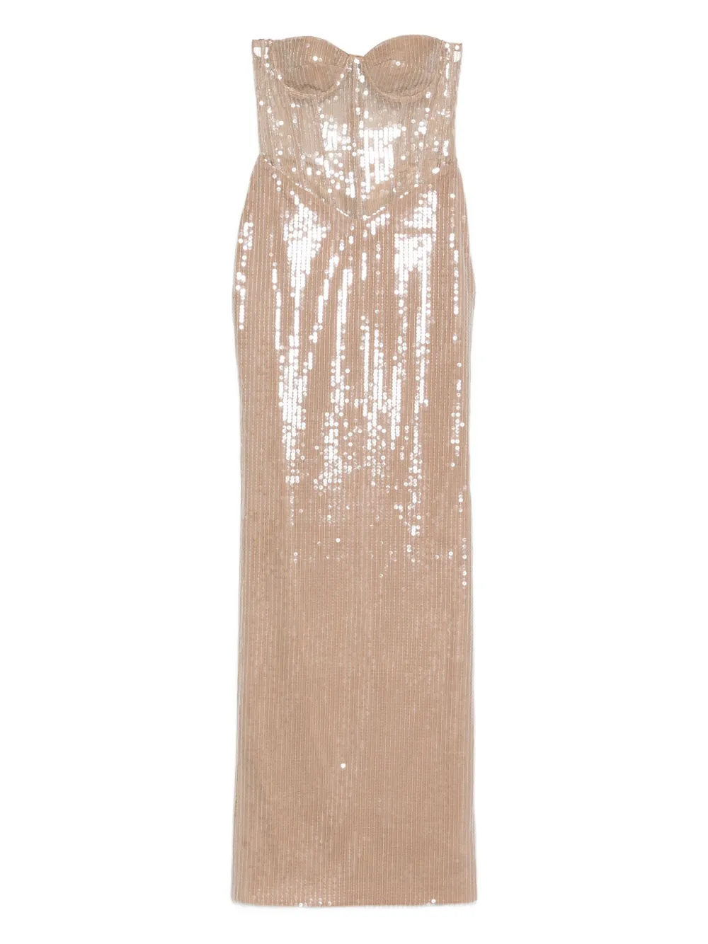 The New Arrivals Ilkyaz Ozel Tara ドレス - ニュートラル The New Arrivals Ilkyaz Ozel Tara ドレス - ニュートラル