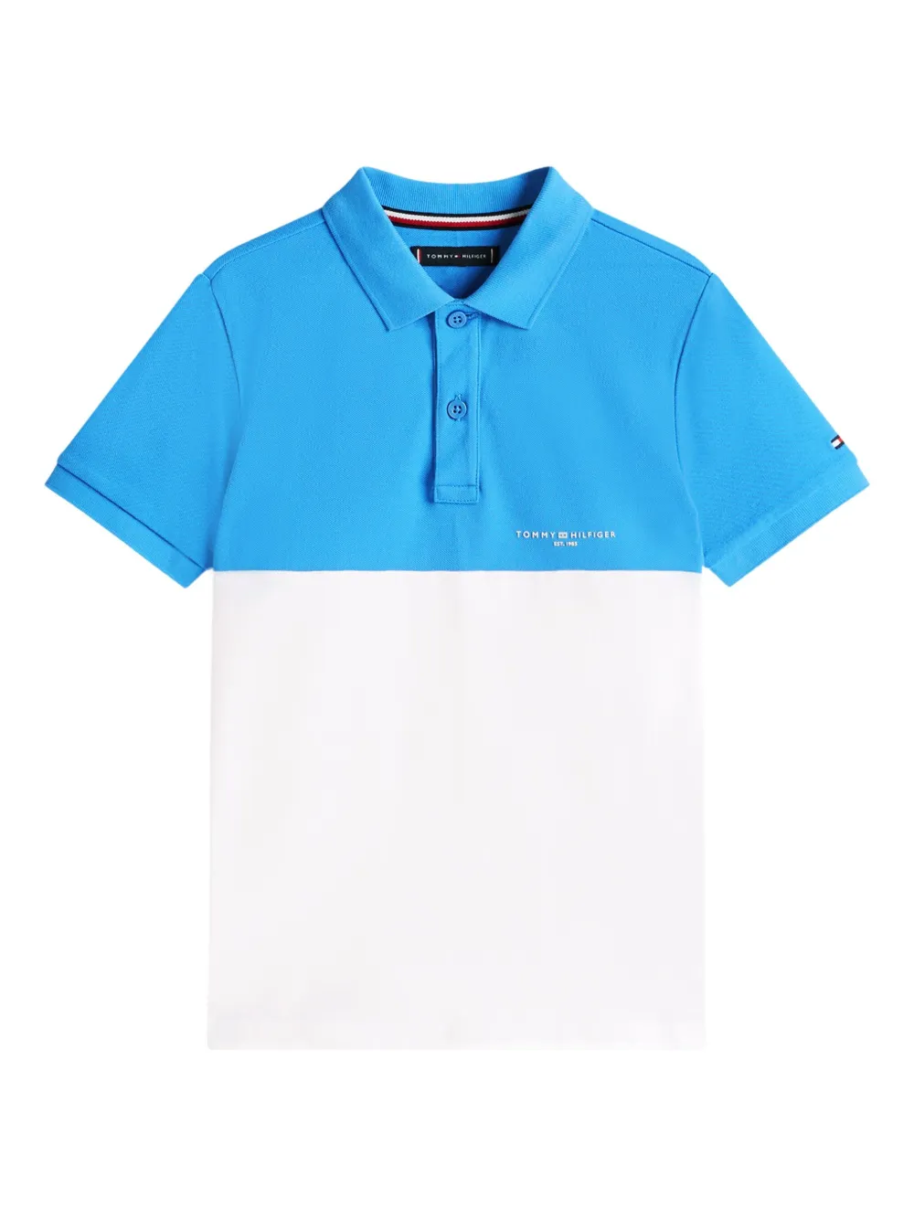 Tommy Hilfiger Junior short-sleeved polo shirt | Blue | Image 1
