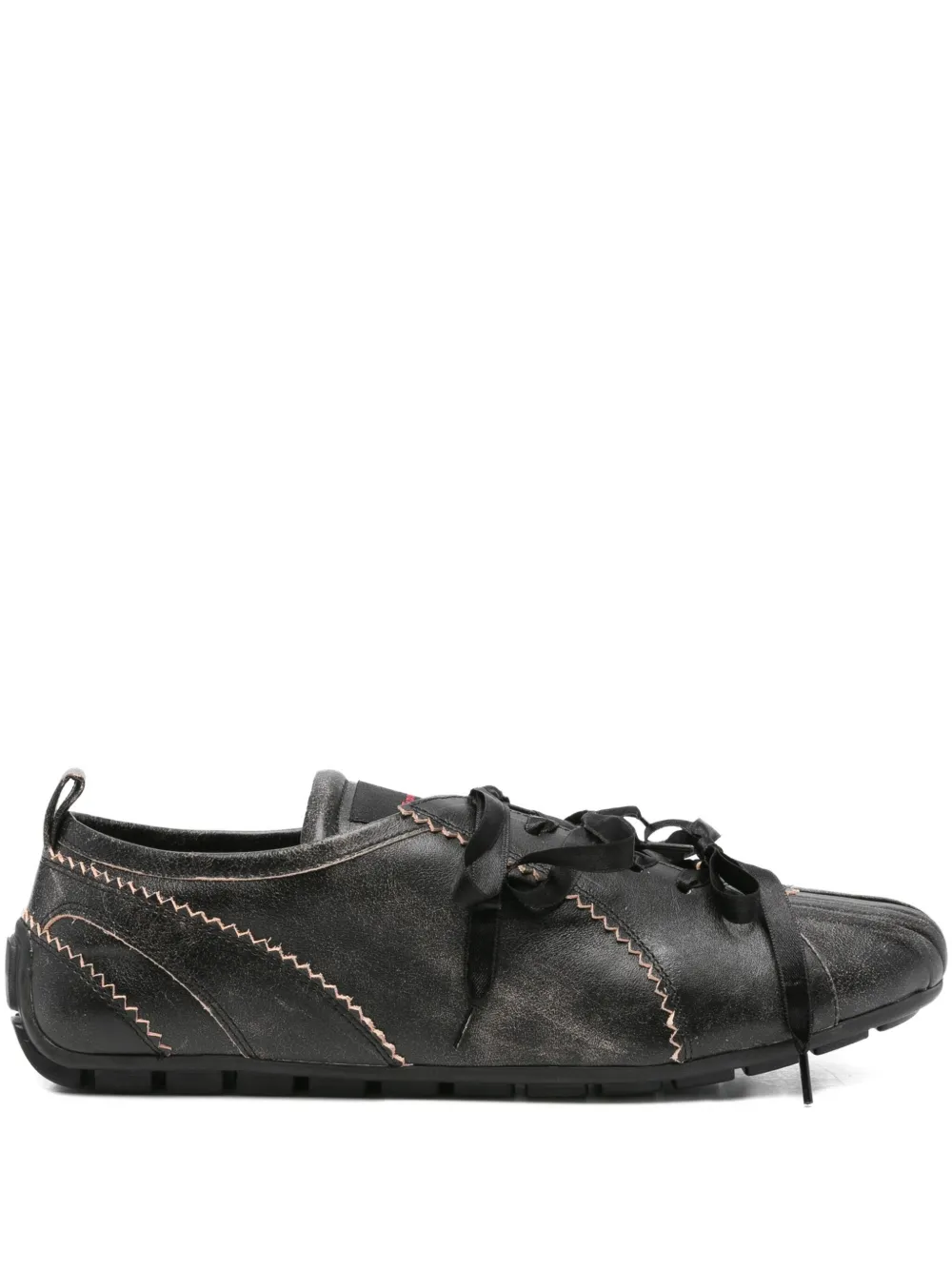 leather sneakers