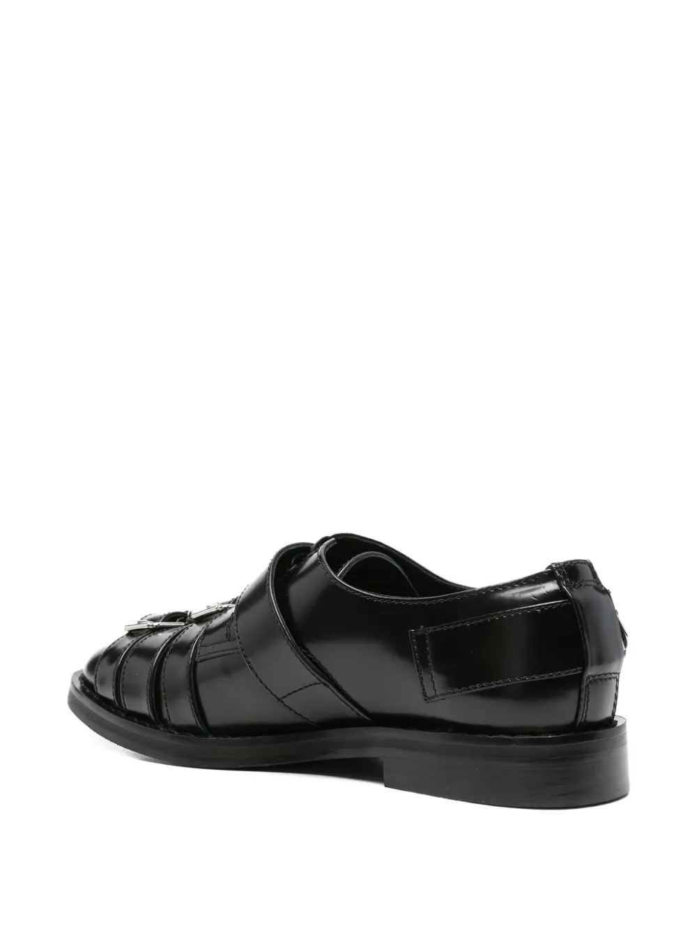Simone Rocha multi-buckle Brogues Black