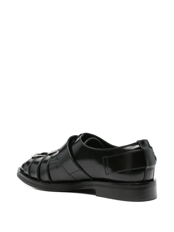 Simone Rocha multi-buckle Brogues | Black | FARFETCH